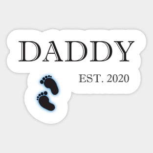 New Daddy Blue Sticker